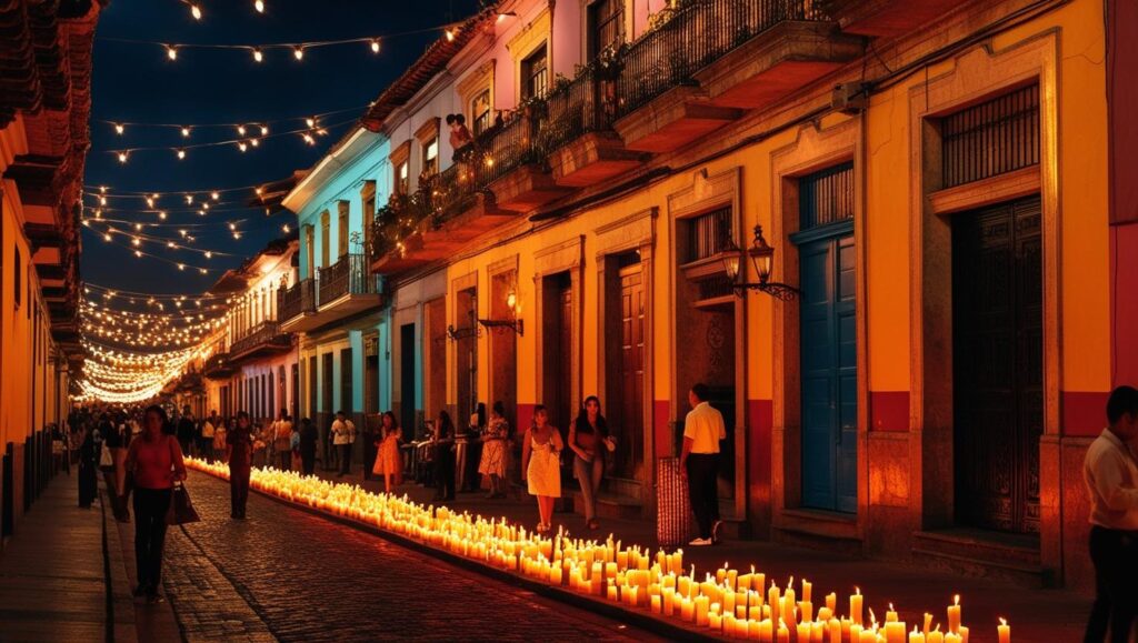Noche de velitas Colombia