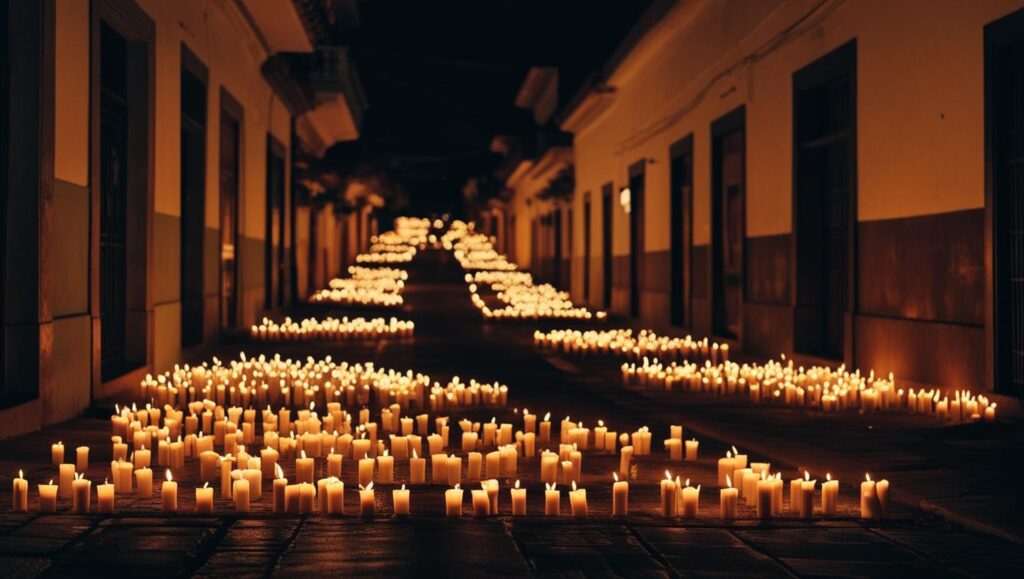 Noche de velitas Colombia